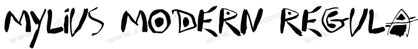 Mylius Modern Regula字体转换